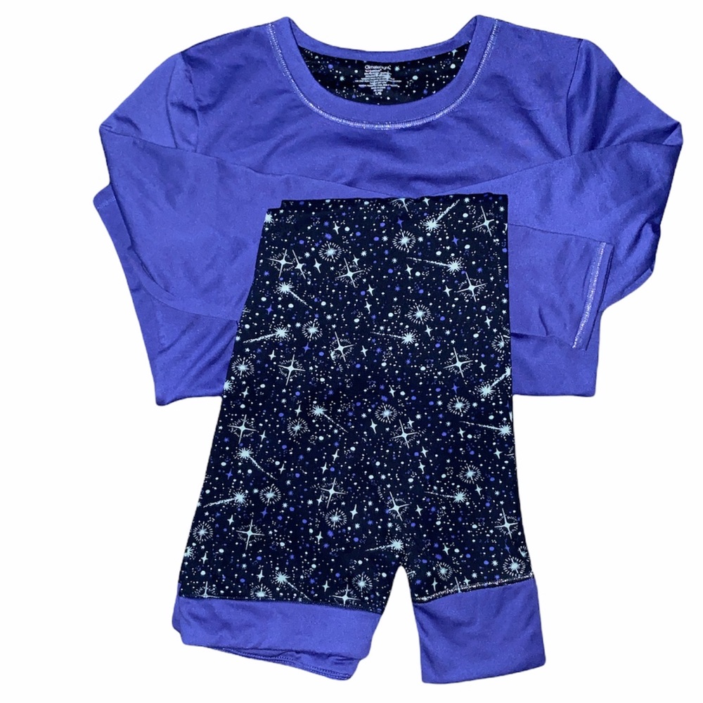 Climate Cool Cuddle Duds Womens Pajama set- Lg